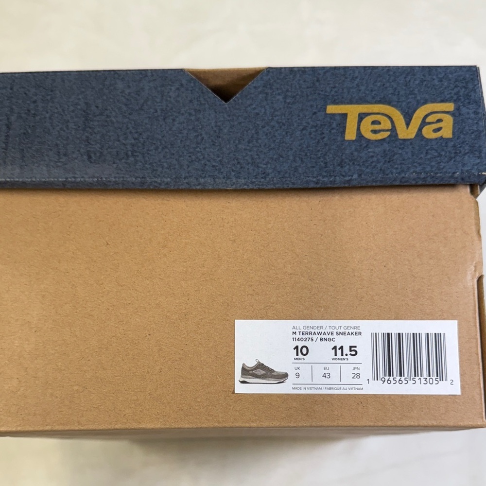 Teva Men’s Terrawave Waterproof Sneakers- Size 10 - Picture 8 of 15